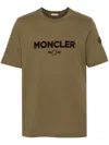 MONCLER LOGO-FLOCKED T-SHIRT