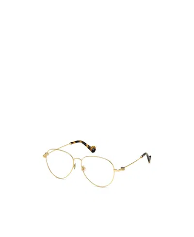 Moncler Logo Glasses In Nude