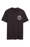Moncler Logo Graphic T-shirt In Brown