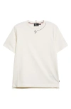 Moncler Logo Graphic T-shirt In White