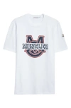 Moncler Logo Graphic T-shirt In White