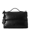Moncler Logo Handbag In Black