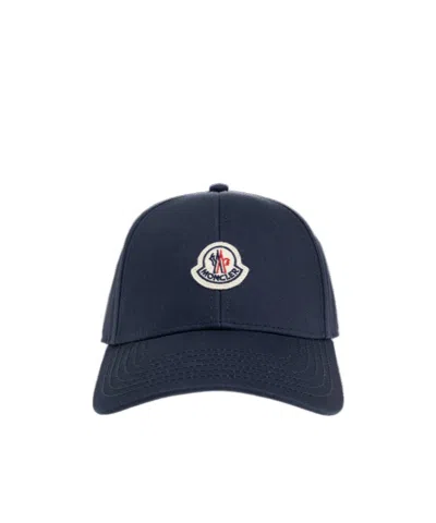 MONCLER MONCLER LOGO PATCH CURVED PEAK CAP