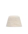Moncler Textured Fabric Bucket Hat In Neutral