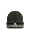 Moncler Logo Hat In Green