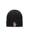 Moncler Logo Hat In Black