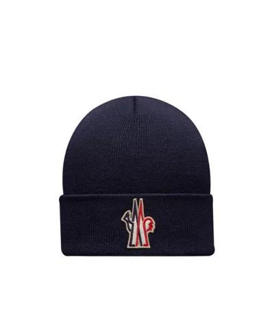 Moncler Logo Hat In Black