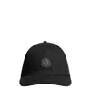 Moncler Casquette En Gabardine De Coton In Black