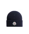 Moncler Logo Hat In Black