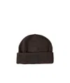 Moncler Logo Carded Wool Beanie In Black