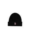 Moncler Logo Hat In Black