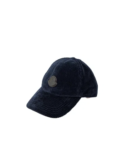 Moncler Logo Hat In Navy