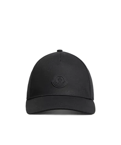 MONCLER MONCLER LOGO PATCH CURVED PEAK BASEBALL CAP