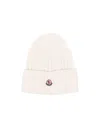 Moncler Logo Hat In White
