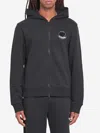 Moncler Logo Hoodie In Black