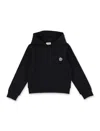 Moncler Logo Hoodie In Black