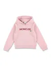 Moncler Logo Hoodie In Rose