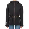 Moncler Day-namic Fex Belted Shell Jacket In Black