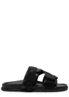 Moncler Logo-jacquard Rubber Sliders