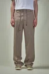 Moncler Gabardine Tailored Trousers In Gray