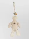 Moncler Key Chain Woman Color Ivory In White