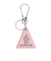 Moncler Logo Keychain In Pink