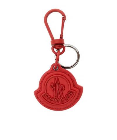 MONCLER LOGO LEATHER KEY CHAIN