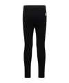 Moncler Logo Leggings In Black