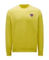 Moncler Logo Long-sleeved Sweater In Yellow