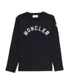 Moncler Logo Long-sleeved T-shirt In Black