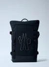 Moncler Logo Motif Backpack In Black