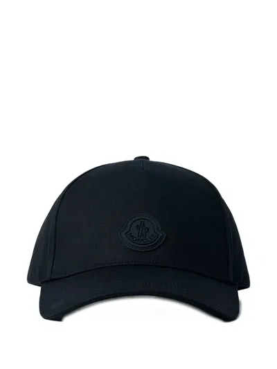 Moncler Logo-motif Baseball Cap In Blue
