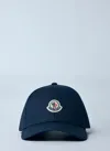 Moncler Men Logo Motif Baseball Cap In Navy