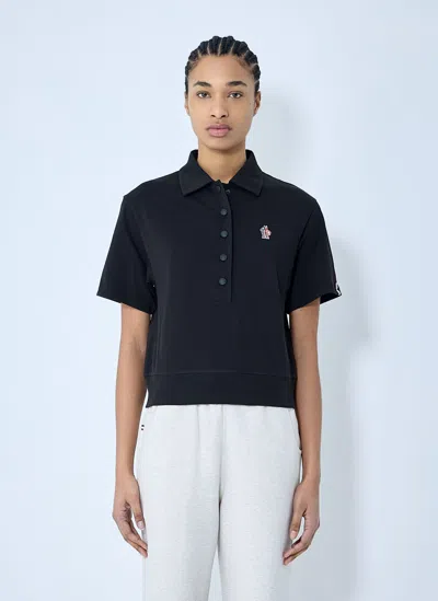 MONCLER LOGO MOTIF POLO SHIRT
