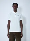 Moncler Classic Cotton Polo T-shirt In White