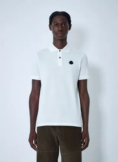 MONCLER LOGO MOTIF POLO SHIRT