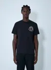 Moncler Logo-embellished Jersey T-shirt In Black