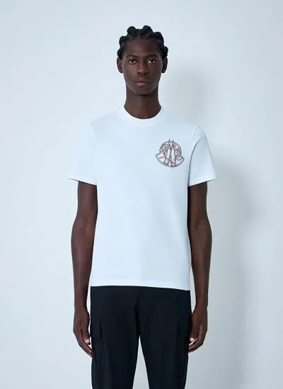 Moncler Logo Motif T-shirt In White