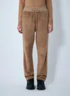Moncler Logo Motif Track Pants In Brown