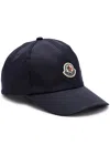 Moncler Logoed Hat In Dark Blue