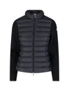 Moncler Padded Jacket With Knitted Sleeves