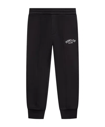 Moncler Logo Pants In Black