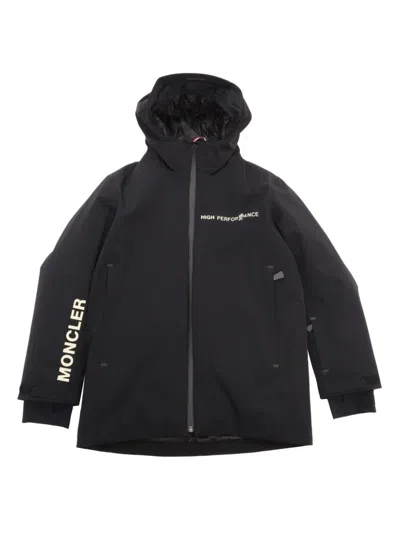 Moncler Kids' Logo Parka In 999