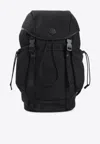 Moncler Logo-patch Backpack In Black