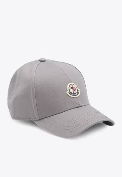 MONCLER LOGO PATCH BASEBALL CAP