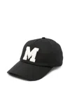 Moncler Logo-patch Baseball Cap In Black