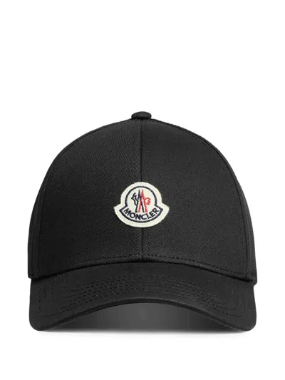 MONCLER MONCLER LOGO-PATCH BASEBALL CAP