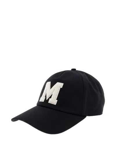 Moncler Monogram Gabardine Baseball Cap In Neutral