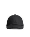 Moncler Logo Baseball Cap In Black