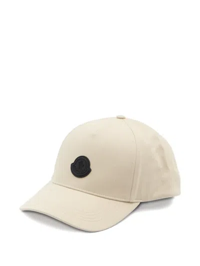 Moncler Men Cotton Gabardine Baseball Cap In Multicolor